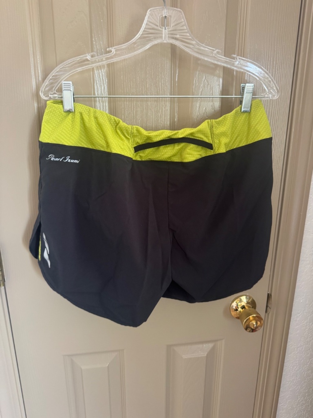 Black & Green women's Pearl Izumi shorts w/ liner Sz XL - Picture 6 of 7